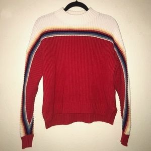 Forever 21 Rainbow Knit Sweater